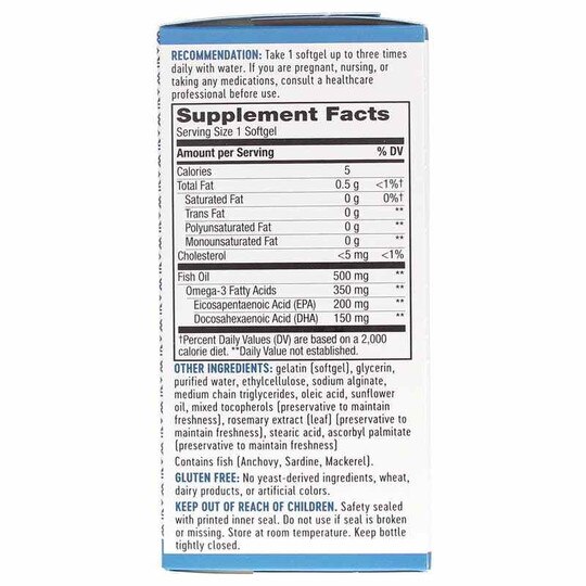 Super Fisol Enteric-Coated Fish Oil, NWA